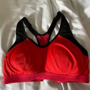 Red and Black DSG Sports Bra